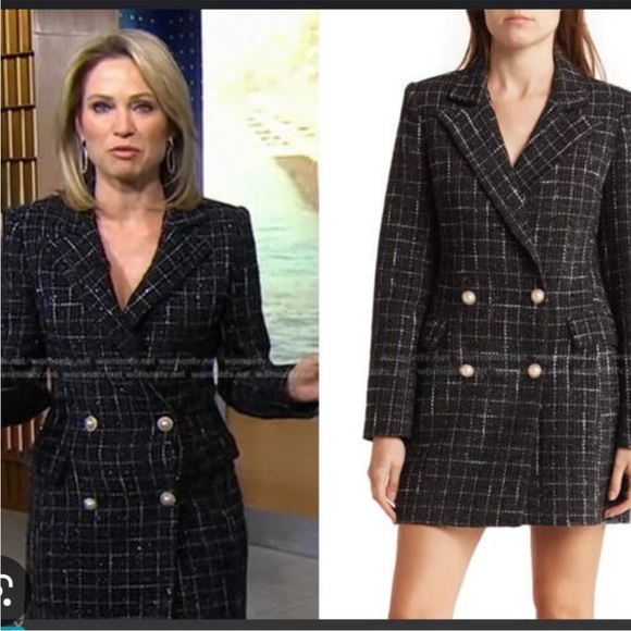 ronny kobo Lily Plaid Double Breasted Jacket - Picture 2 of 16